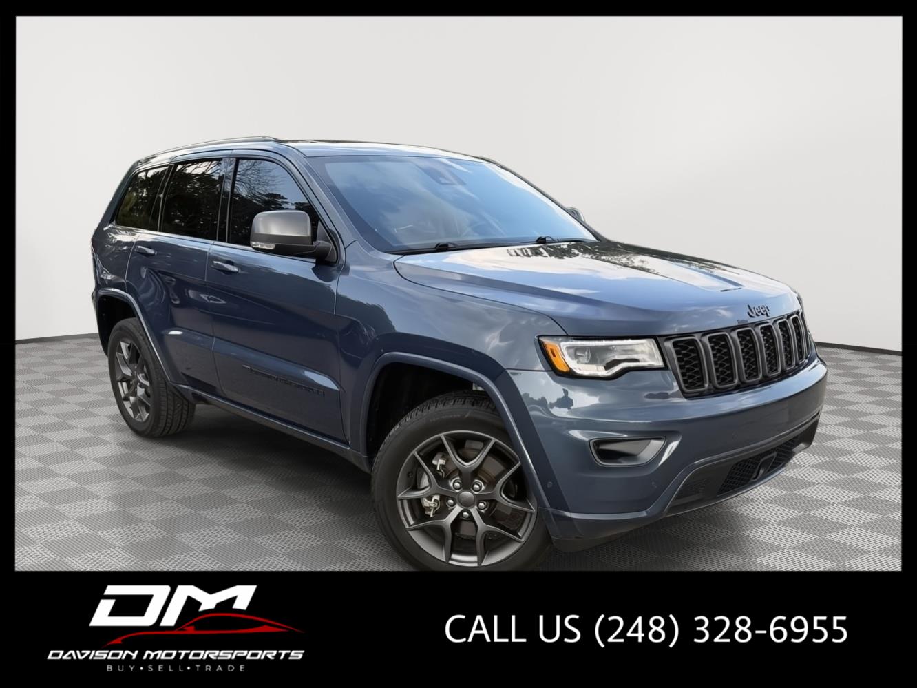 Slate Blue Pearlcoat 2021 Jeep Grand Cherokee SUV / Crossover Four-Wheel Drive 8-Speed Automatic