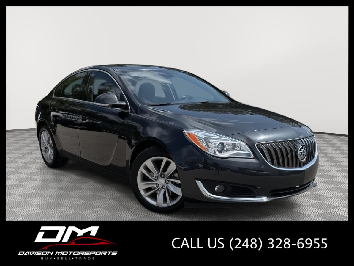 Smoky Gray Metallic 2016 Buick Regal Sedan Front-Wheel Drive 6-Speed Automatic