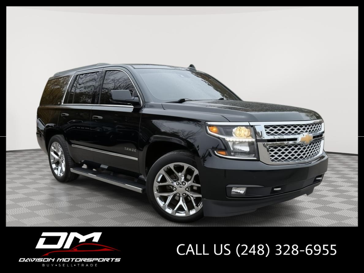 Black 2017 Chevrolet Tahoe SUV / Crossover Four-Wheel Drive 6-Speed Automatic