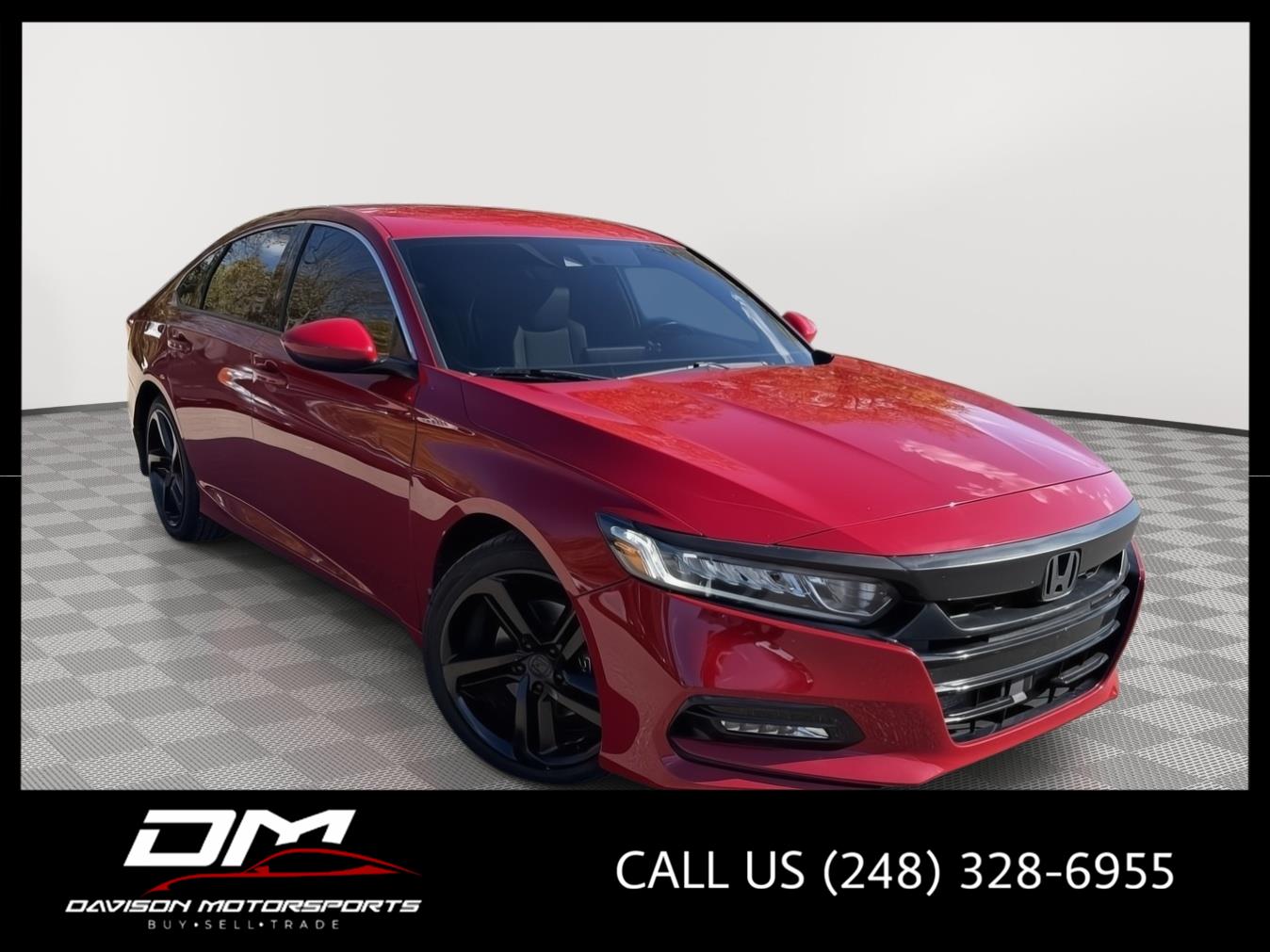 San Marino Red 2020 Honda Accord Sedan Front-Wheel Drive Continuously Variable Transmission