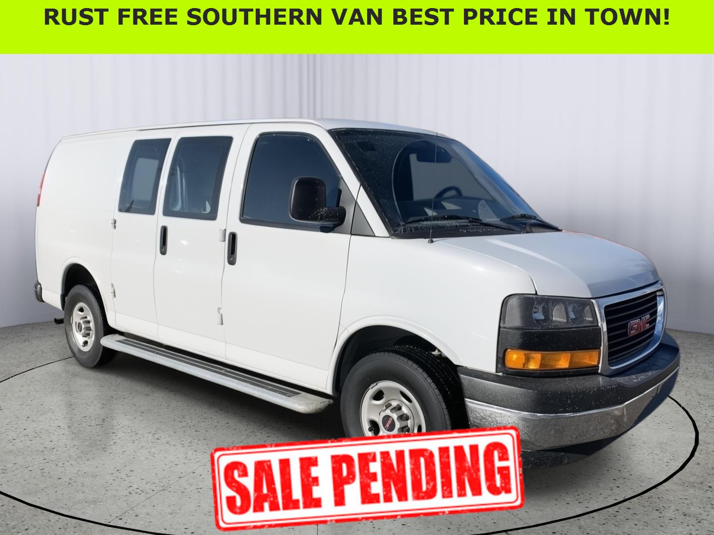 Summit White 2024 GMC Savana Cargo 2500 RWD Van Rear-Wheel Drive 8-Speed Automatic