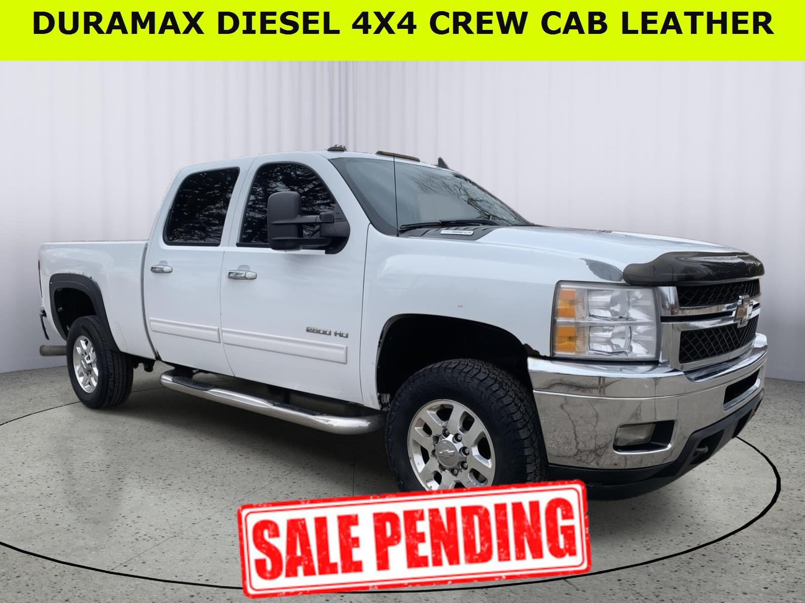 Summit White 2011 Chevrolet Silverado 2500HD LTZ Crew Cab 4WD Pickup Truck Four-Wheel Drive 6-Speed Automatic