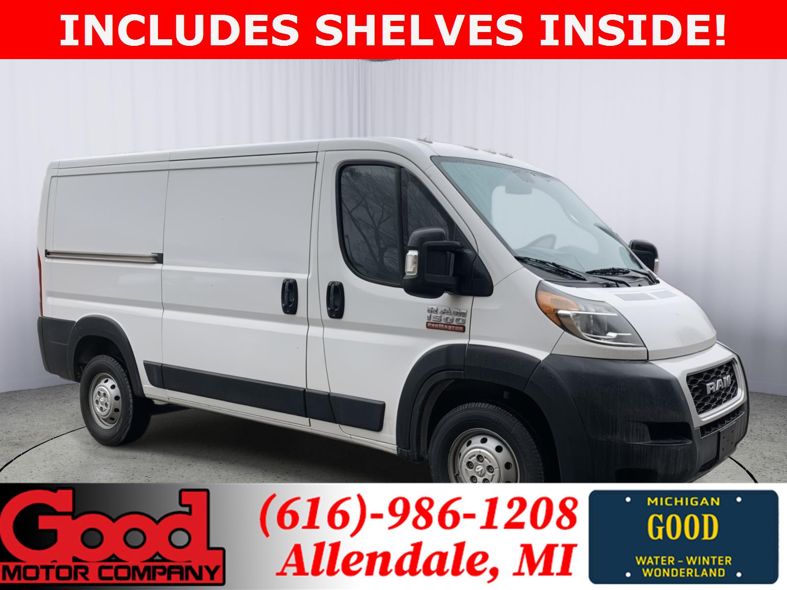2020 RAM ProMaster 1500 136 Low Roof Cargo Van FWD