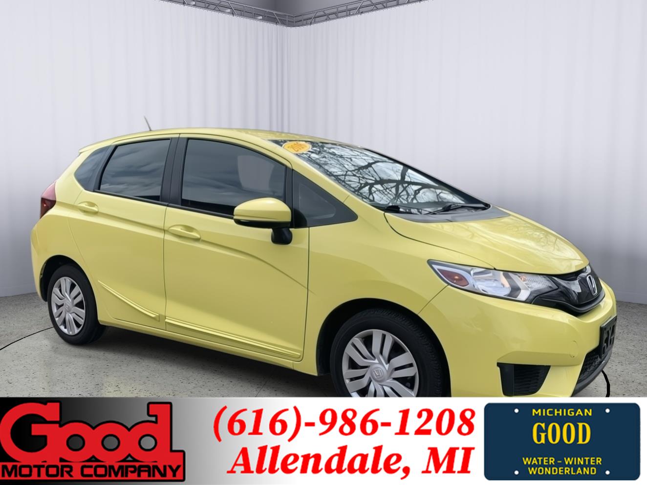 Mystic Yellow Pearl 2016 Honda Fit LX Hatchback Front-Wheel Drive Continuously Variable Transmission