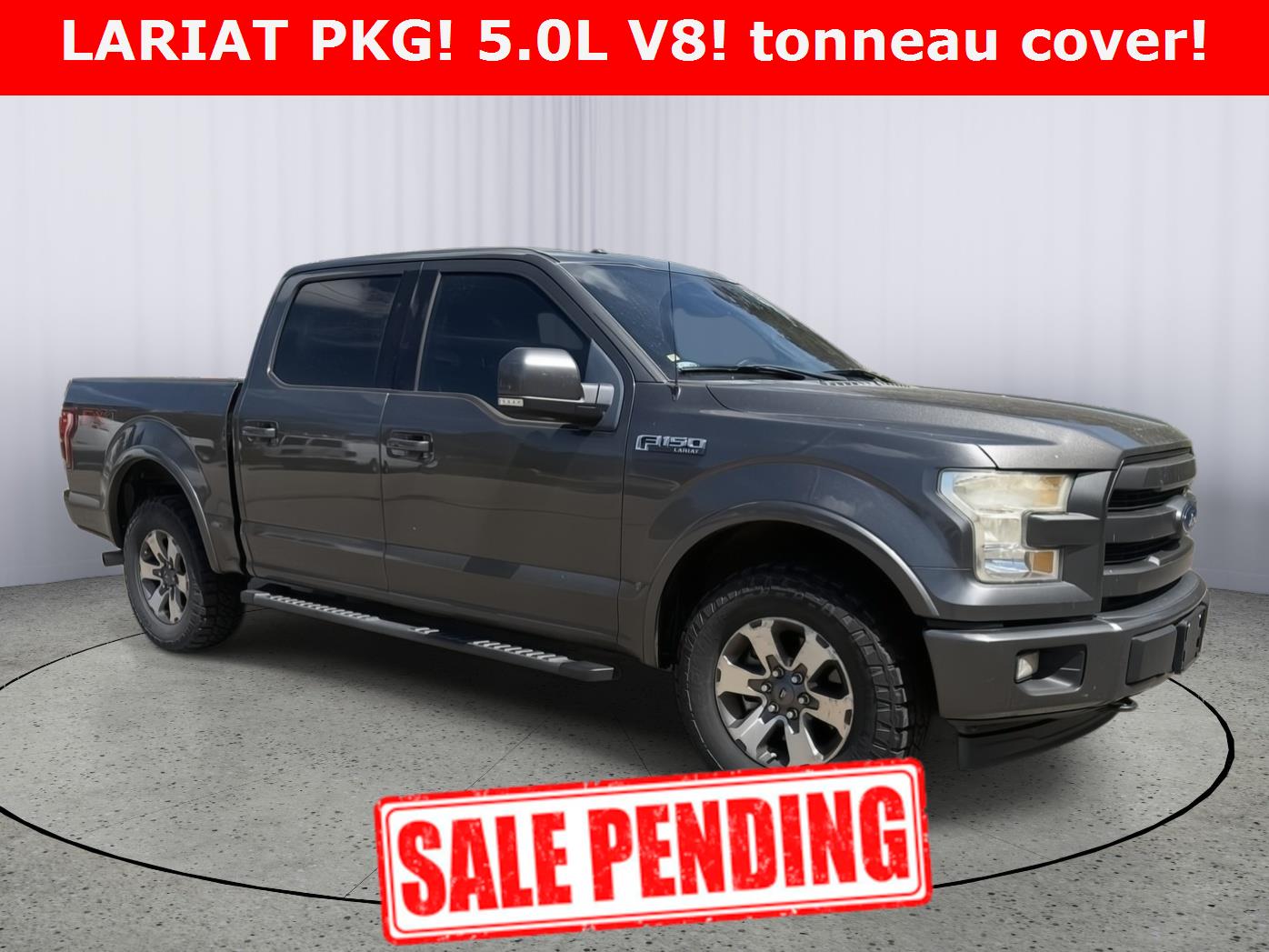 Gray (Magnetic Metallic) 2017 Ford F-150 Pickup Truck Four-Wheel Drive 6-Speed Automatic