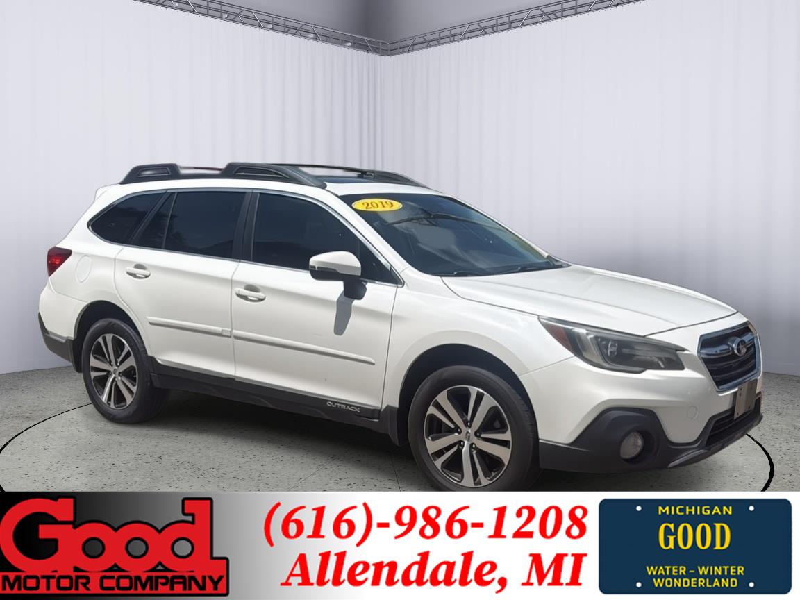 Crystal White Pearl 2019 Subaru Outback Wagon All-Wheel Drive Continuously Variable Transmission