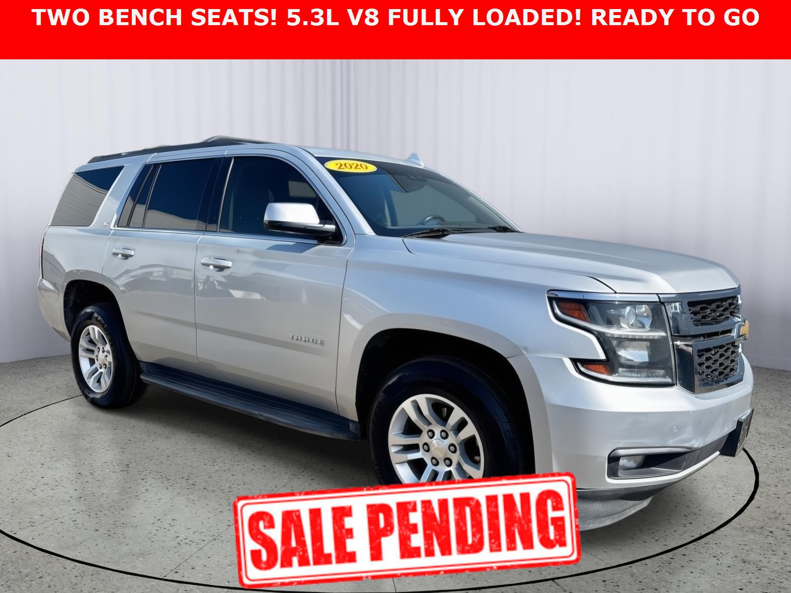 Silver Ice Metallic 2020 Chevrolet Tahoe SUV / Crossover Four-Wheel Drive 6-Speed Automatic