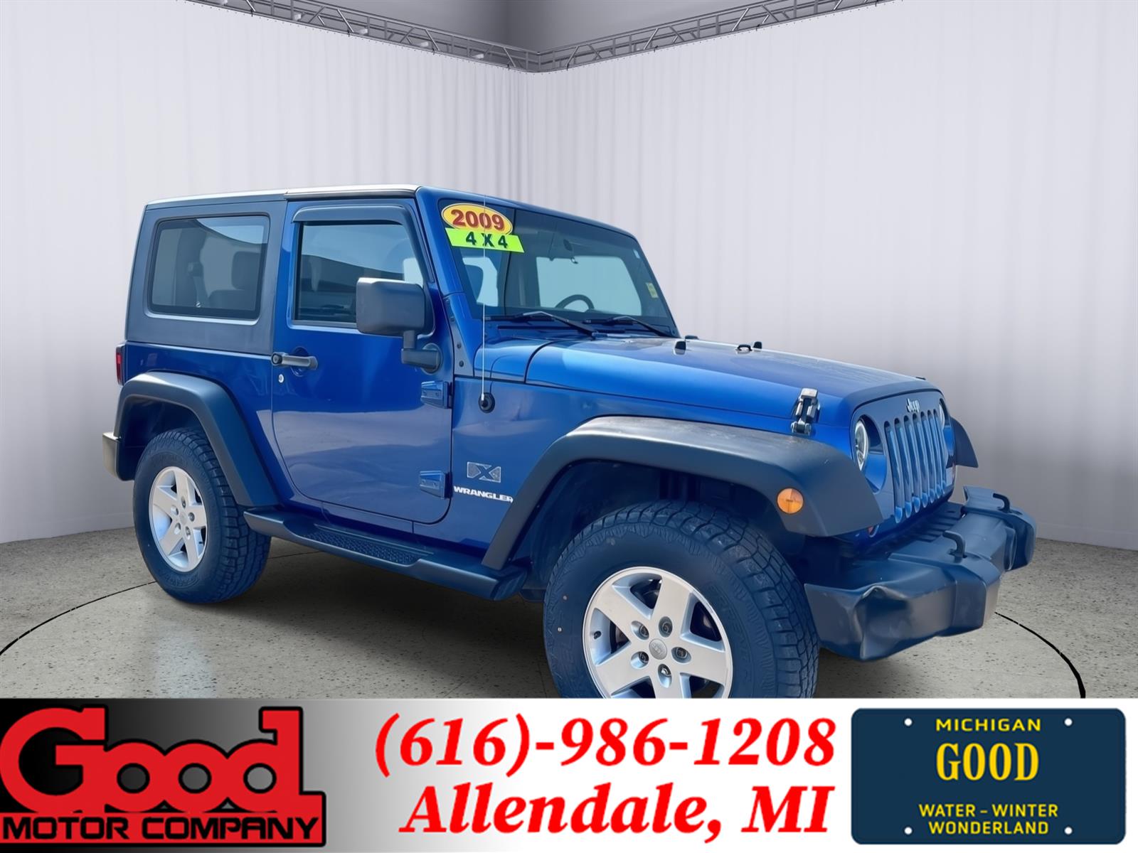 Deep Water Blue Pearl 2009 Jeep Wrangler SUV / Crossover Four-Wheel Drive 4-Speed Automatic