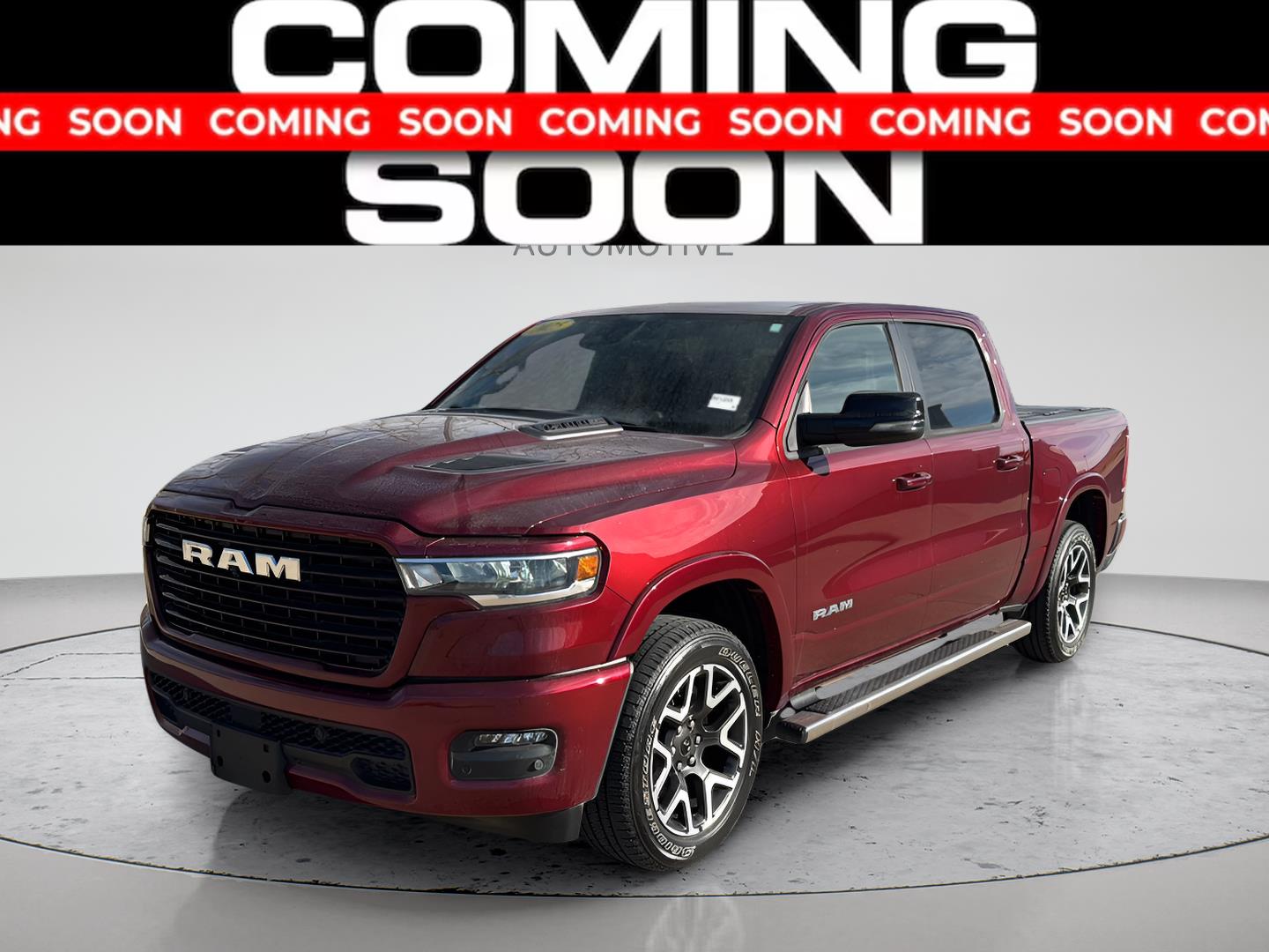Delmonico Red Pearlcoat 2025 RAM 1500 Pickup Truck Four-Wheel Drive 8-Speed Automatic