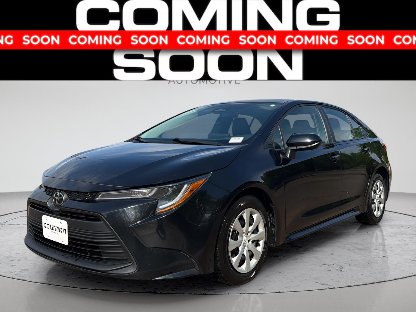 Midnight Black Metallic 2023 Toyota Corolla Sedan Front-Wheel Drive Continuously Variable Transmission