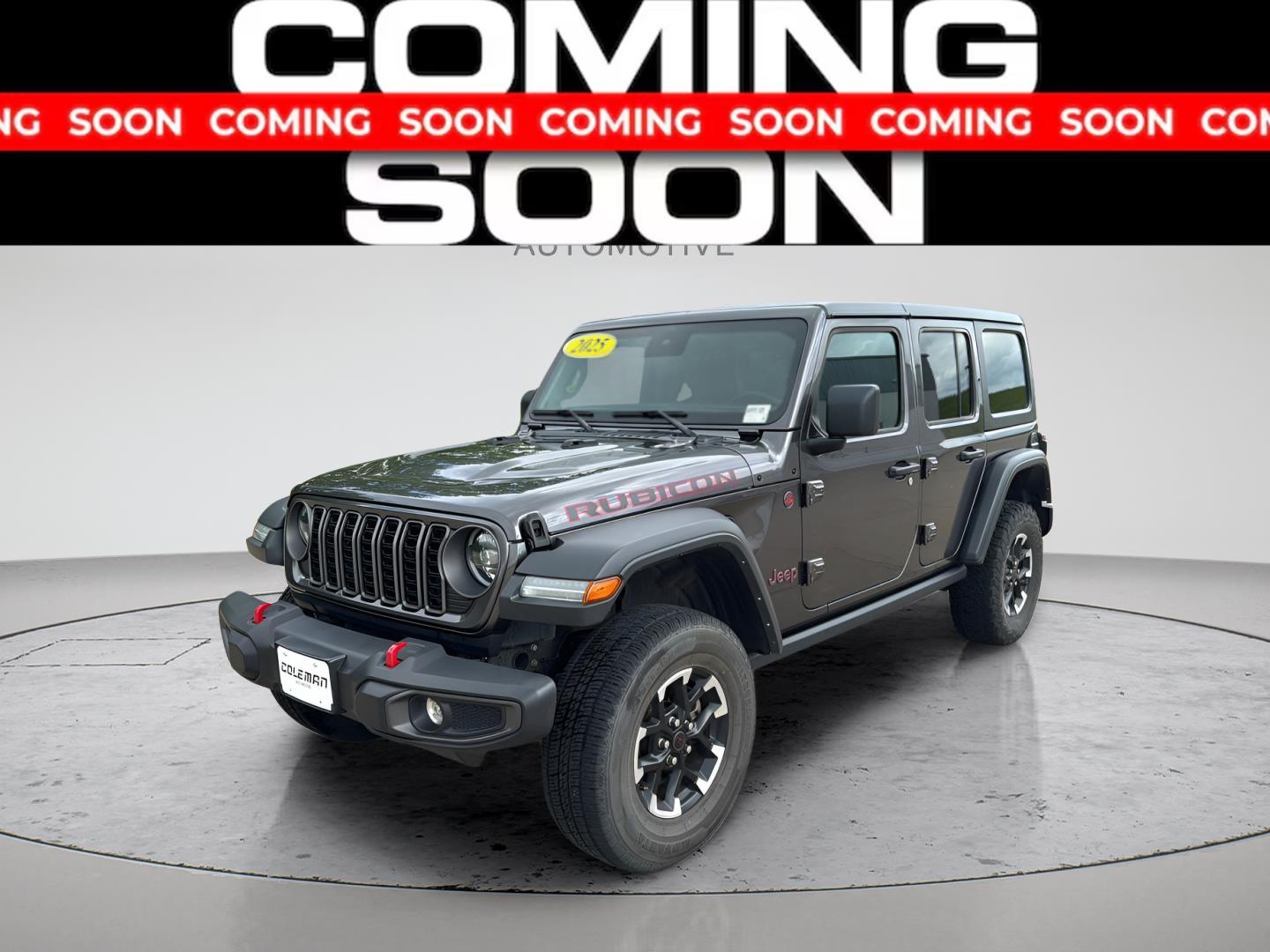 Gray (Granite Crystal Metallic Clearcoat) 2025 Jeep Wrangler SUV / Crossover Four-Wheel Drive 8-Speed Automatic