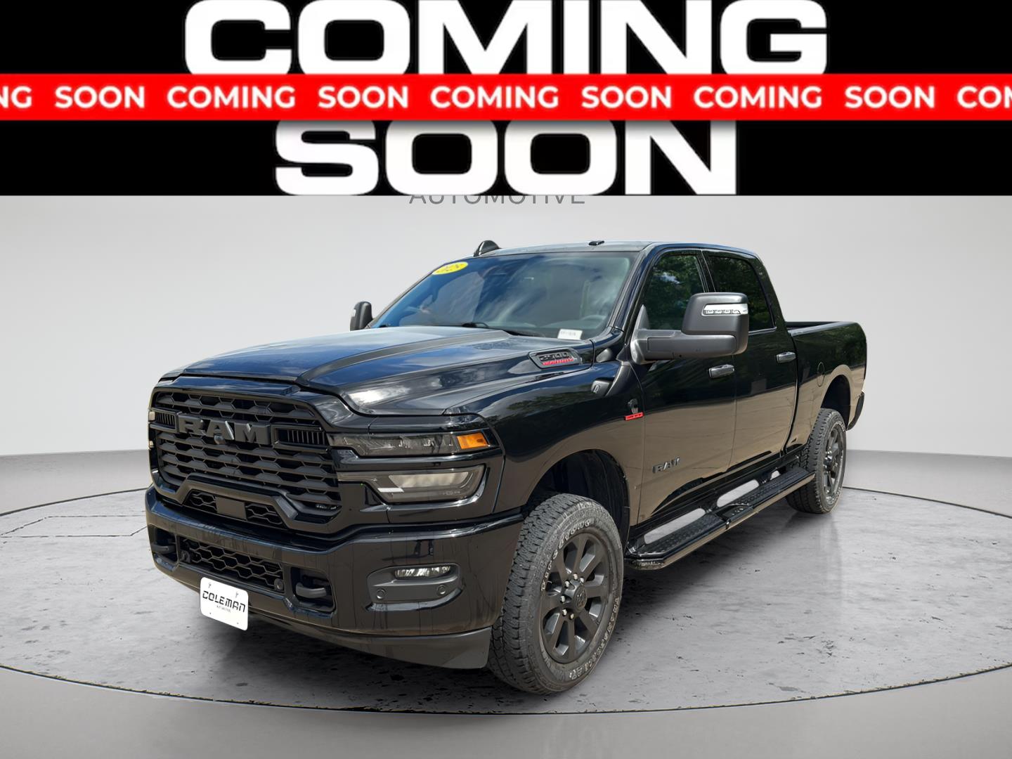 Diamond Black Crystal Pearlcoat 2025 RAM 2500 Pickup Truck Four-Wheel Drive 8-Speed Automatic
