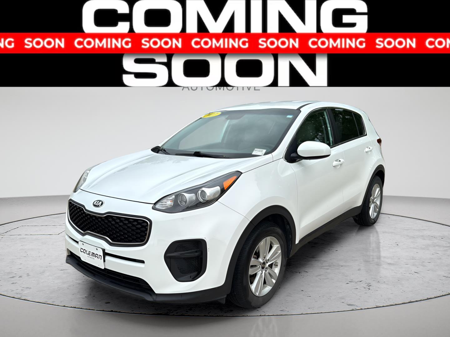 Clear White 2017 Kia Sportage SUV / Crossover Front-Wheel Drive 6-Speed Automatic