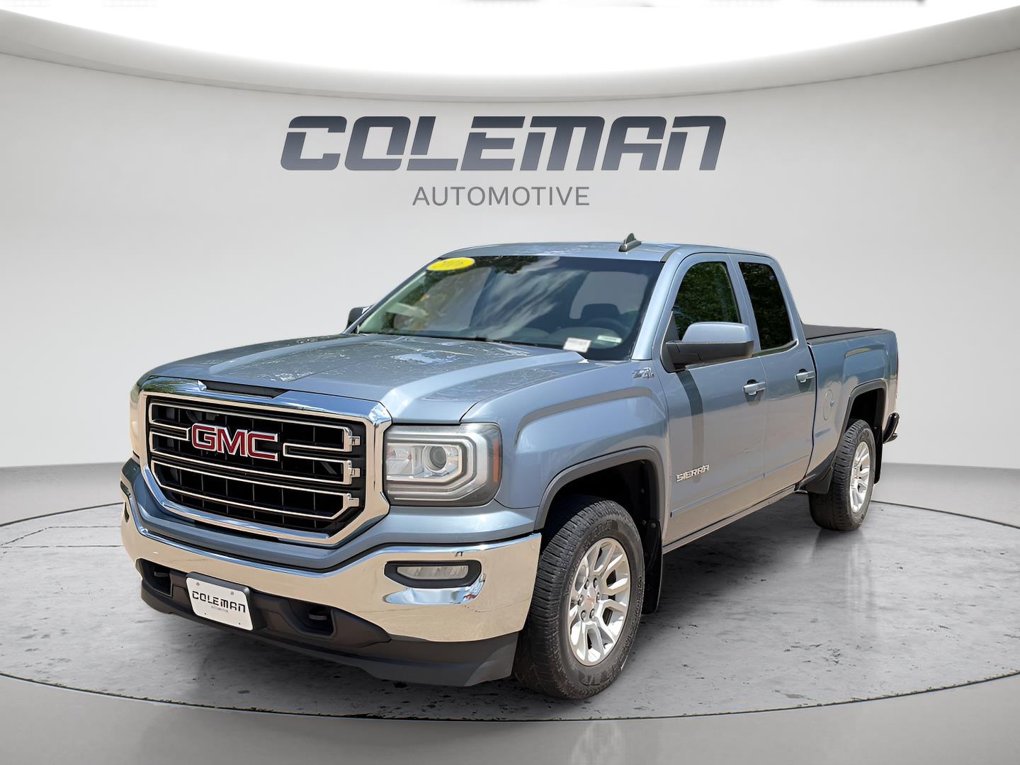 Stone Blue Metallic 2016 GMC Sierra 1500 Pickup Truck Four-Wheel Drive 6-Speed Automatic