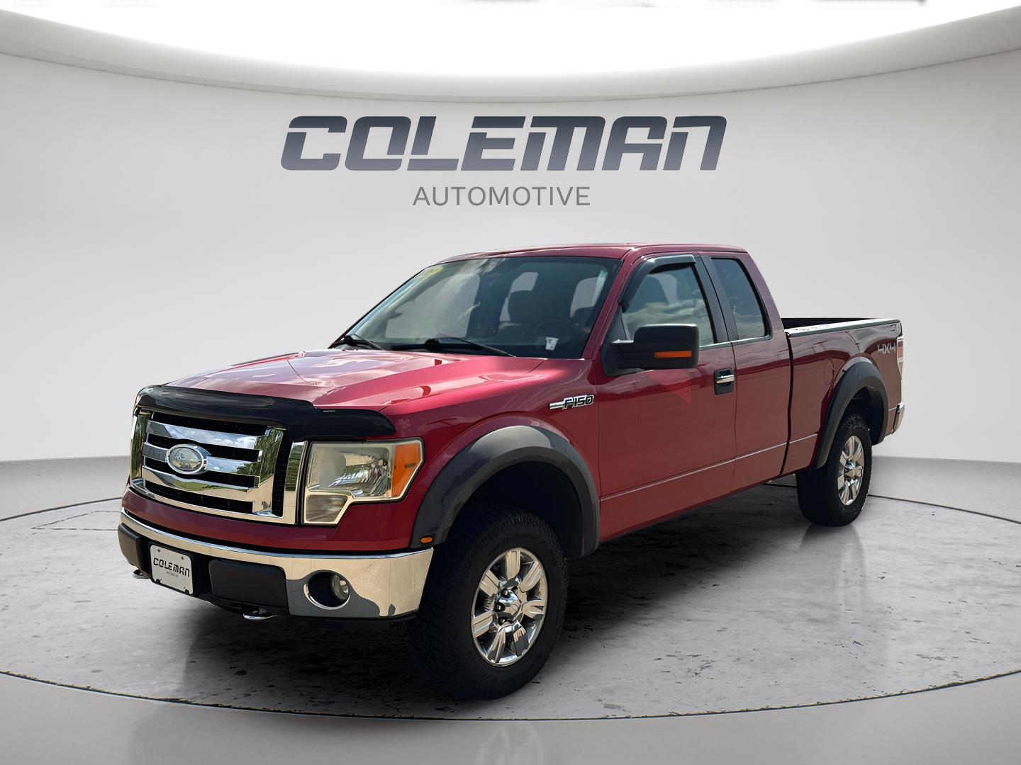 Razor Red Metallic w/Tinted Clearcoat 2009 Ford F-150 Pickup Truck Four-Wheel Drive 6-Speed Automatic Overdrive