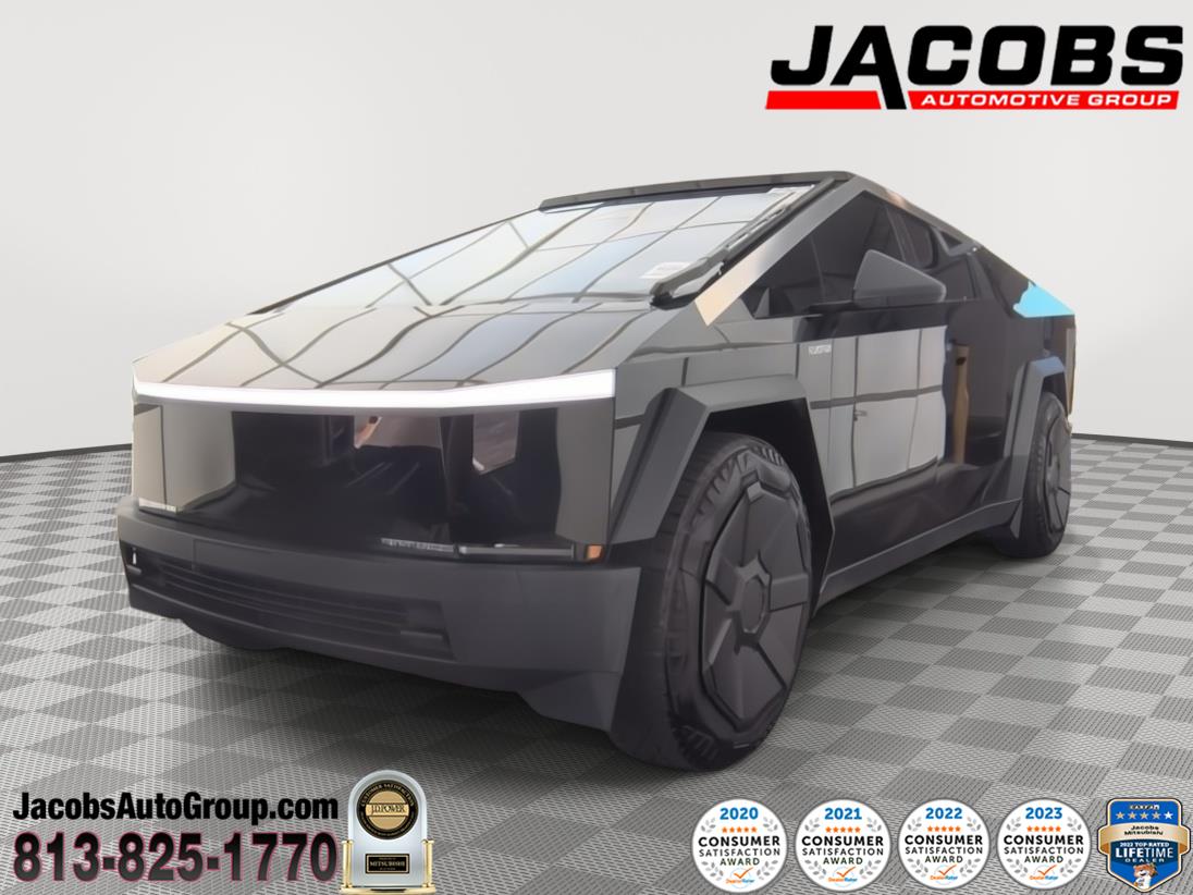 Black 2024 Tesla Cybertruck Pickup Truck All-Wheel Drive Automatic