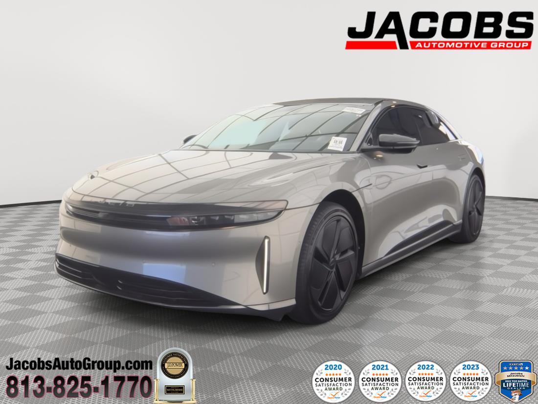 Gray (Quantum Grey Metallic) 2025 Lucid Air Sedan Rear-Wheel Drive Automatic