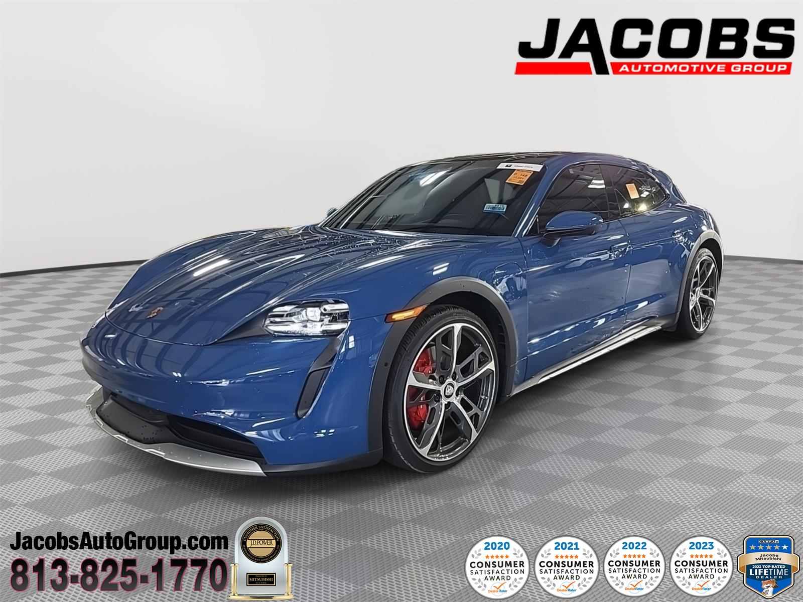 Neptune Blue 2024 Porsche Taycan Wagon All-Wheel Drive Automatic