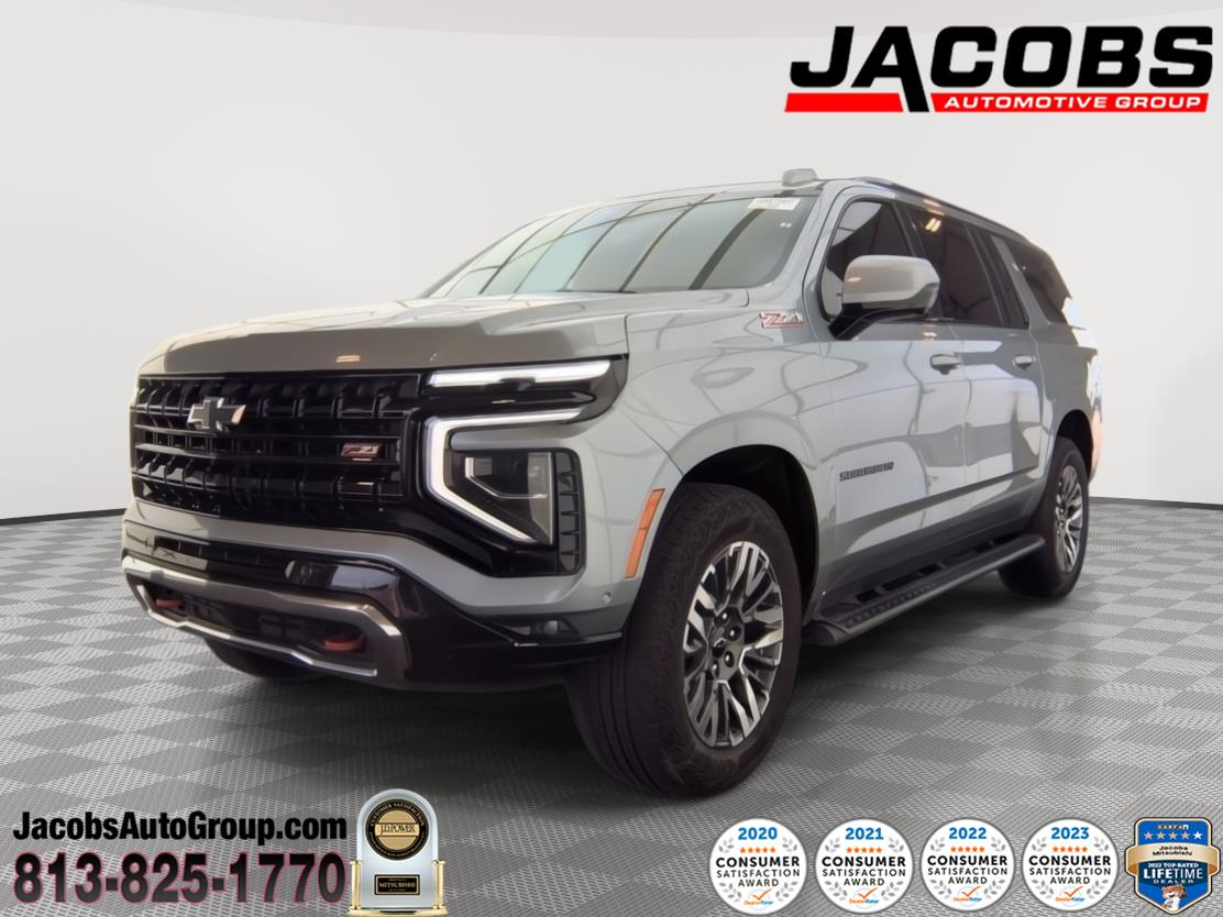 Sterling Gray Metallic 2025 Chevrolet Suburban SUV / Crossover Four-Wheel Drive Automatic