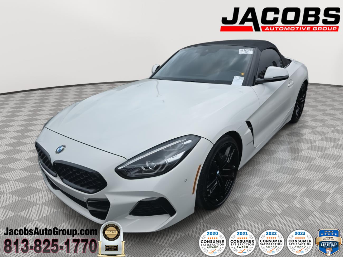 Alpine White 2019 BMW Z4 Convertible Rear-Wheel Drive Automatic