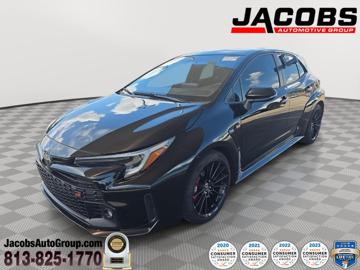Black 2024 Toyota GR Corolla Hatchback All-Wheel Drive Manual