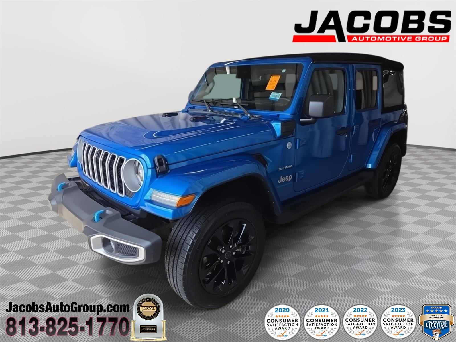 Hydro Blue Pearlcoat 2024 Jeep Wrangler 4xe SUV / Crossover Four-Wheel Drive 8-Speed Automatic
