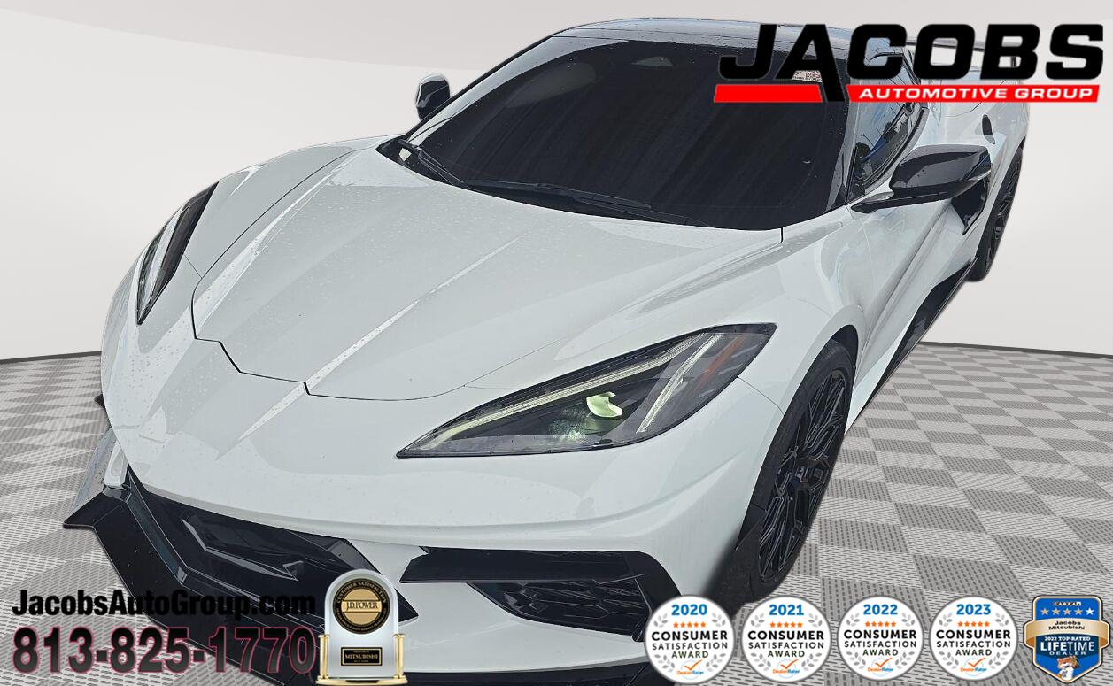 Arctic White 2024 Chevrolet Corvette Convertible Rear-Wheel Drive 8-Speed Dual Clutch