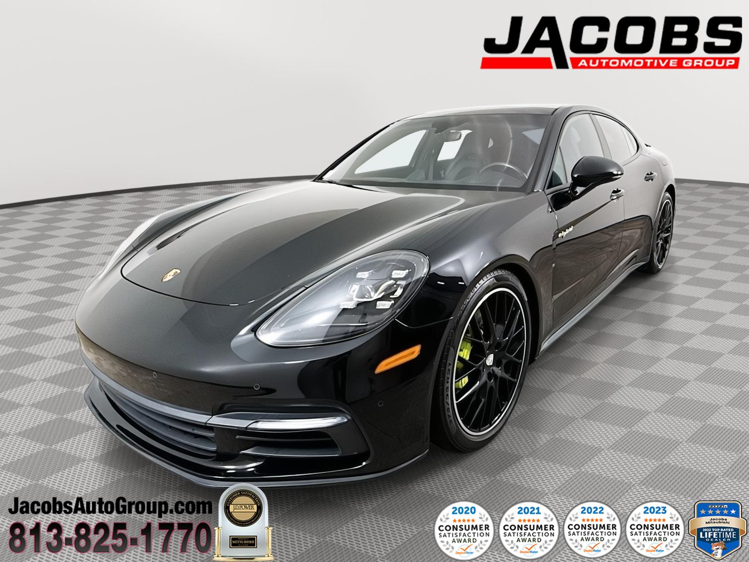 Black 2019 Porsche Panamera 4 AWD Sedan All-Wheel Drive Automatic