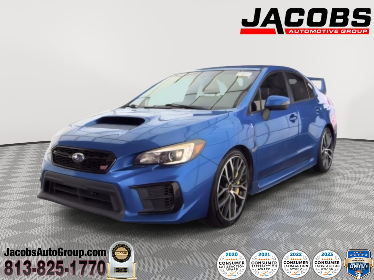 WR Blue Pearl 2020 Subaru WRX STI Sedan All-Wheel Drive Manual