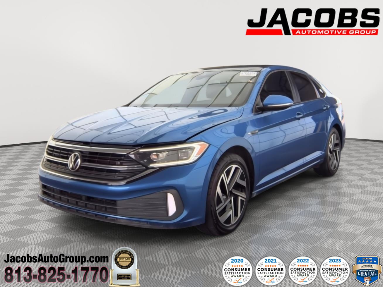 Rising Blue Metallic 2022 Volkswagen Jetta Sedan Front-Wheel Drive Automatic