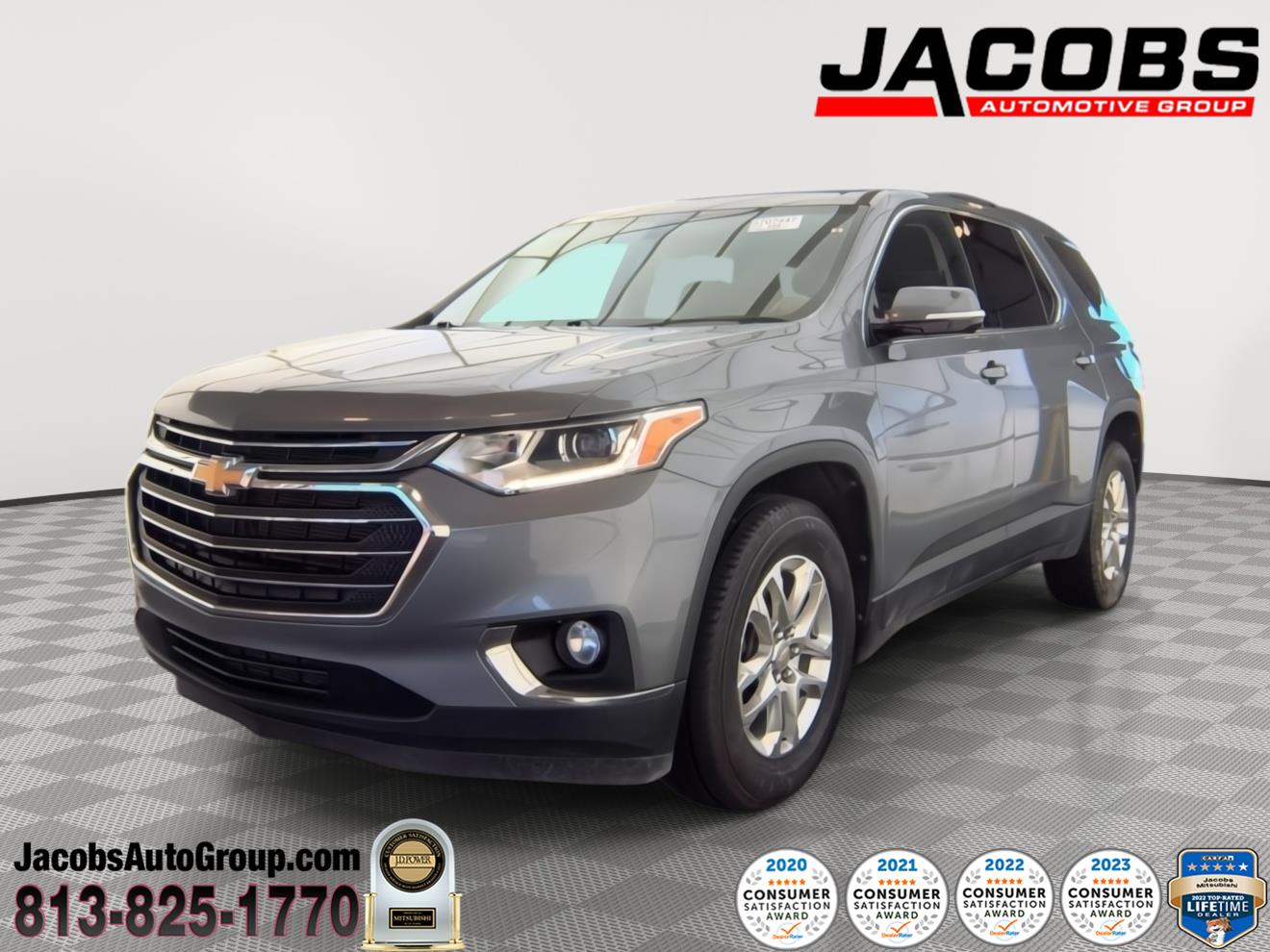 Gray (Satin Steel Metallic) 2020 Chevrolet Traverse SUV / Crossover Front-Wheel Drive 9-Speed Automatic