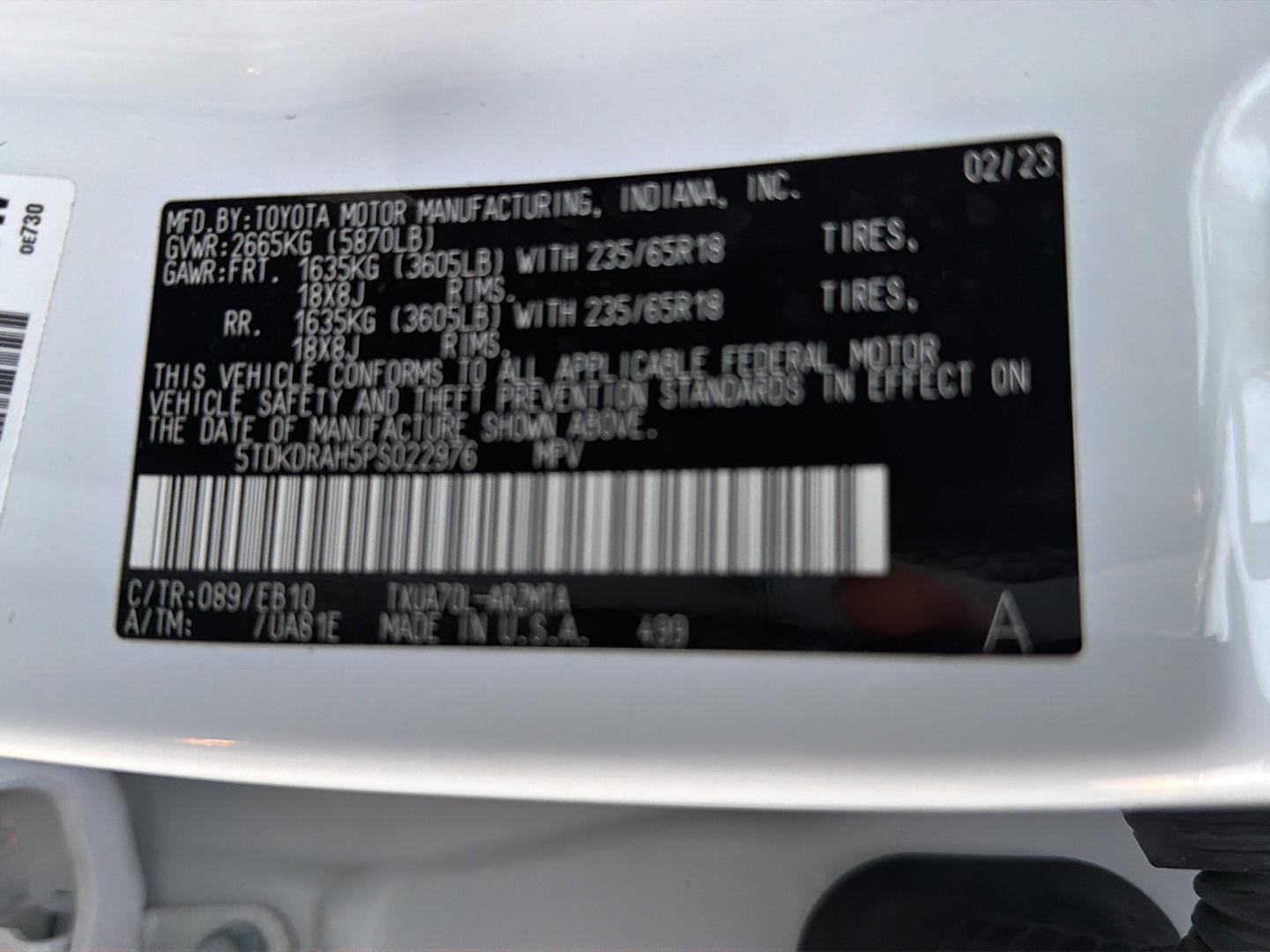 Used 2023 Toyota Highlander SUV