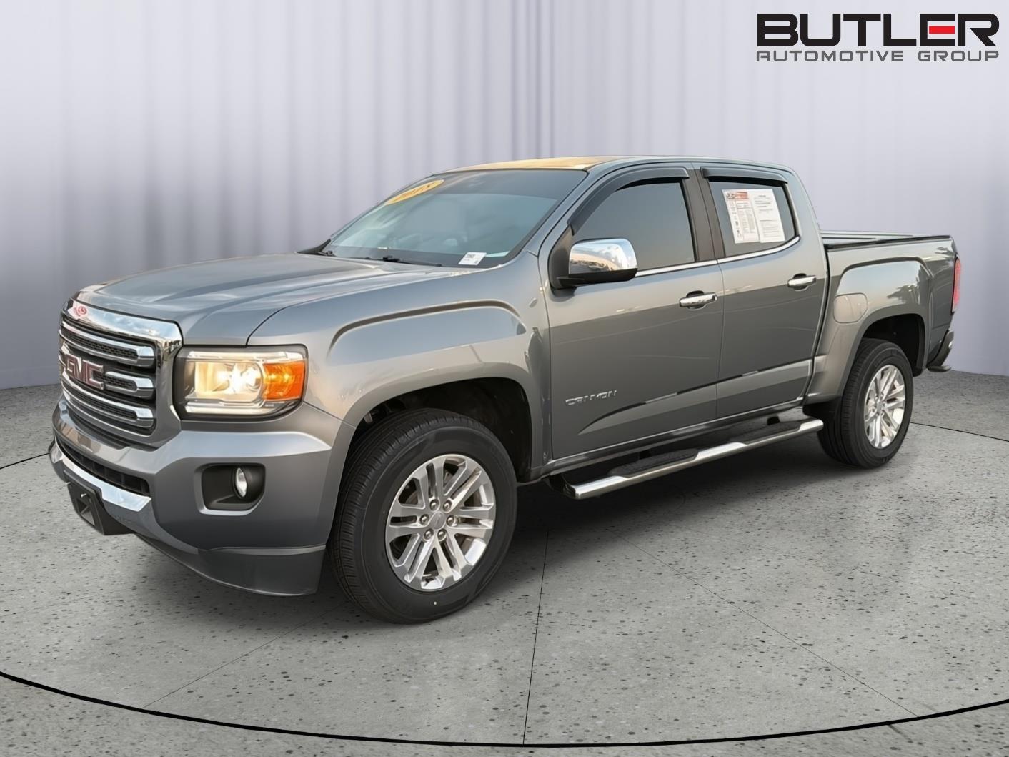 Gray (Satin Steel Metallic) 2018 GMC Canyon Pickup Truck 4X2 8-Speed Automatic