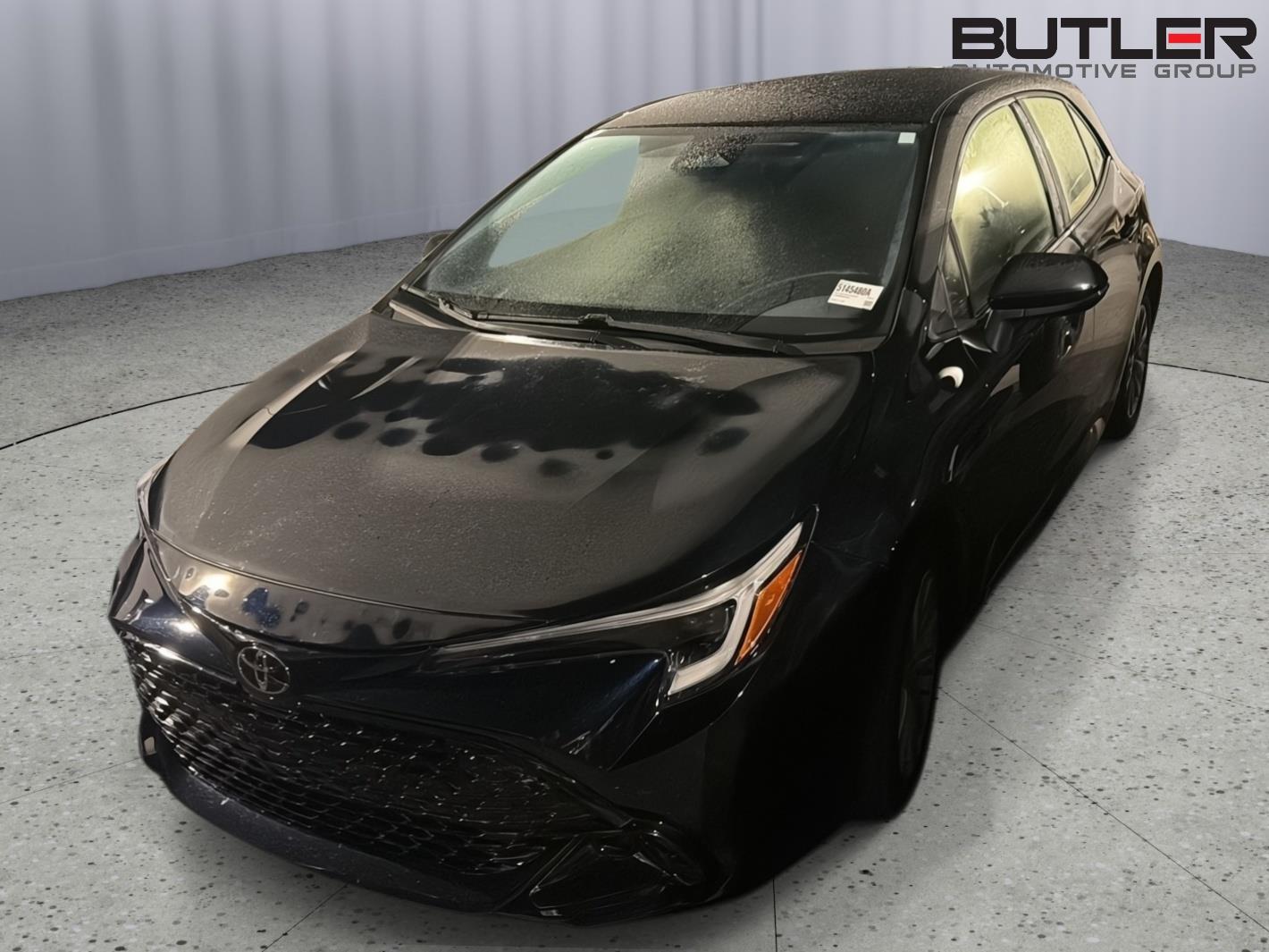 Midnight Black Metallic 2025 Toyota Corolla Hatchback Hatchback Front-Wheel Drive Continuously Variable Transmission