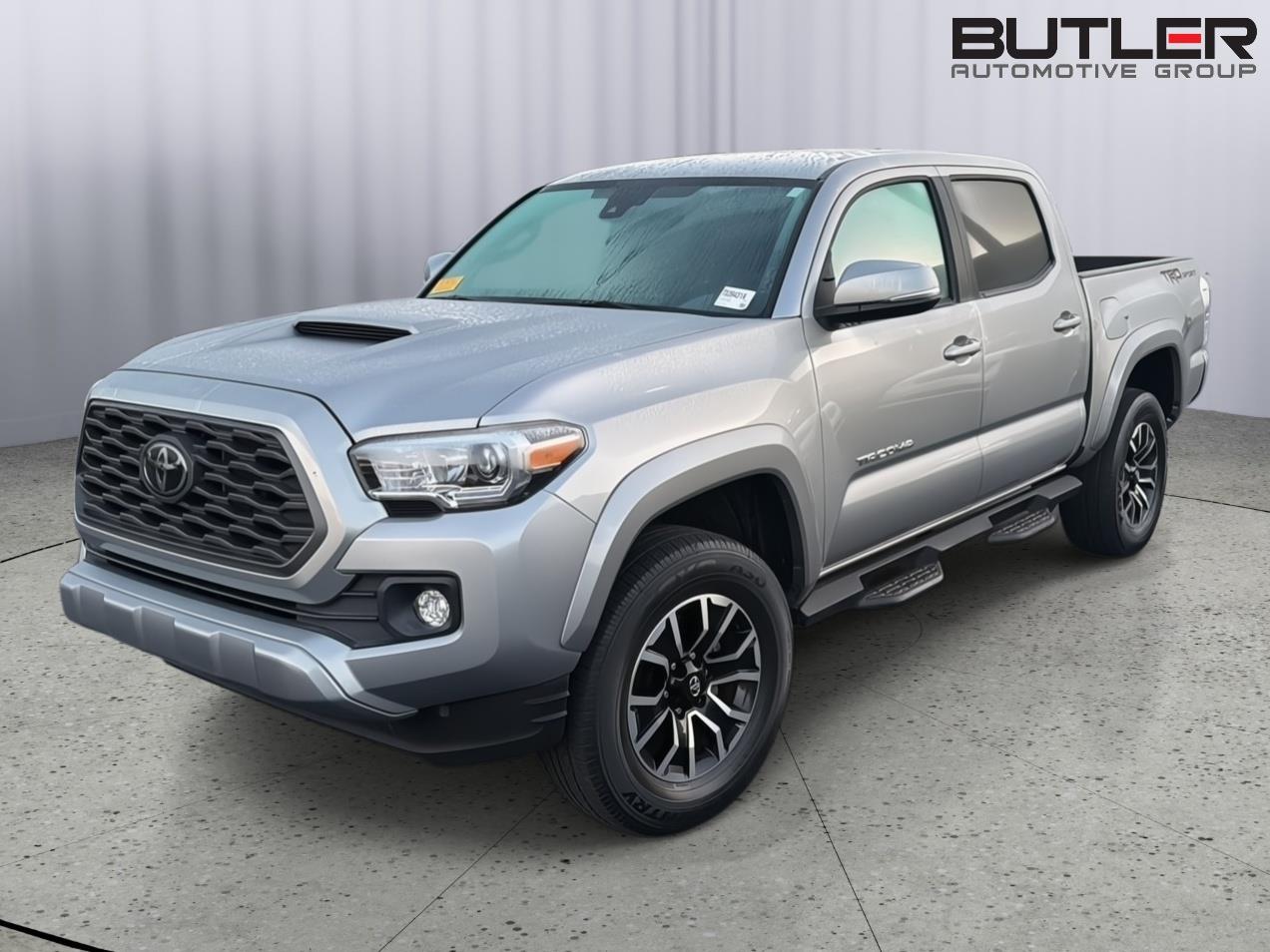 Silver Sky Metallic 2021 Toyota Tacoma TRD Sport Double Cab RWD Pickup Truck 4X2 6-Speed Automatic
