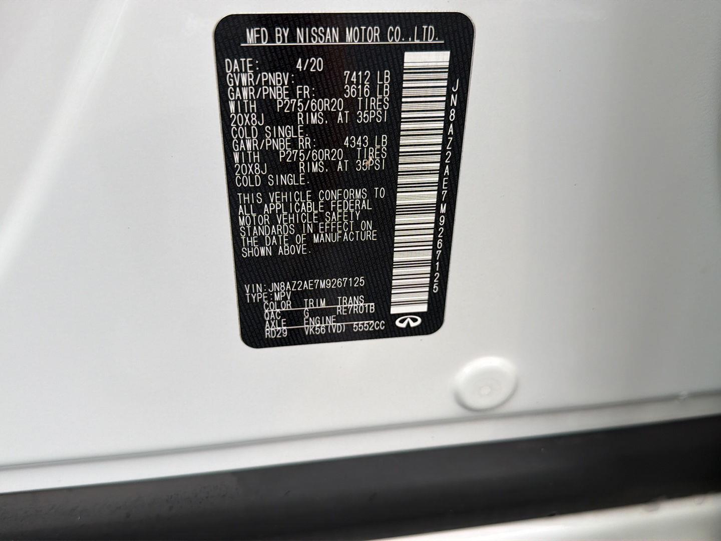 Used 2021 Infiniti QX80 SUV