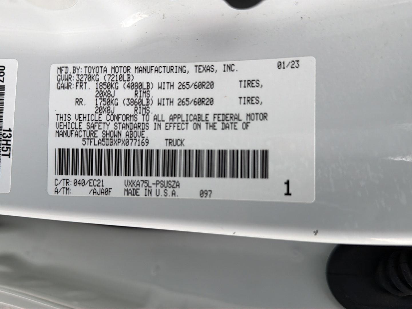 Used 2023 Toyota Tundra Truck