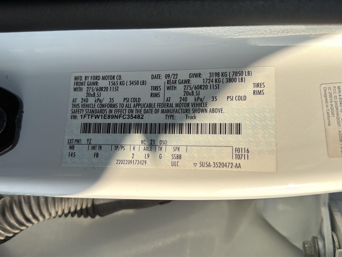 Used 2022 Ford F-150 Truck