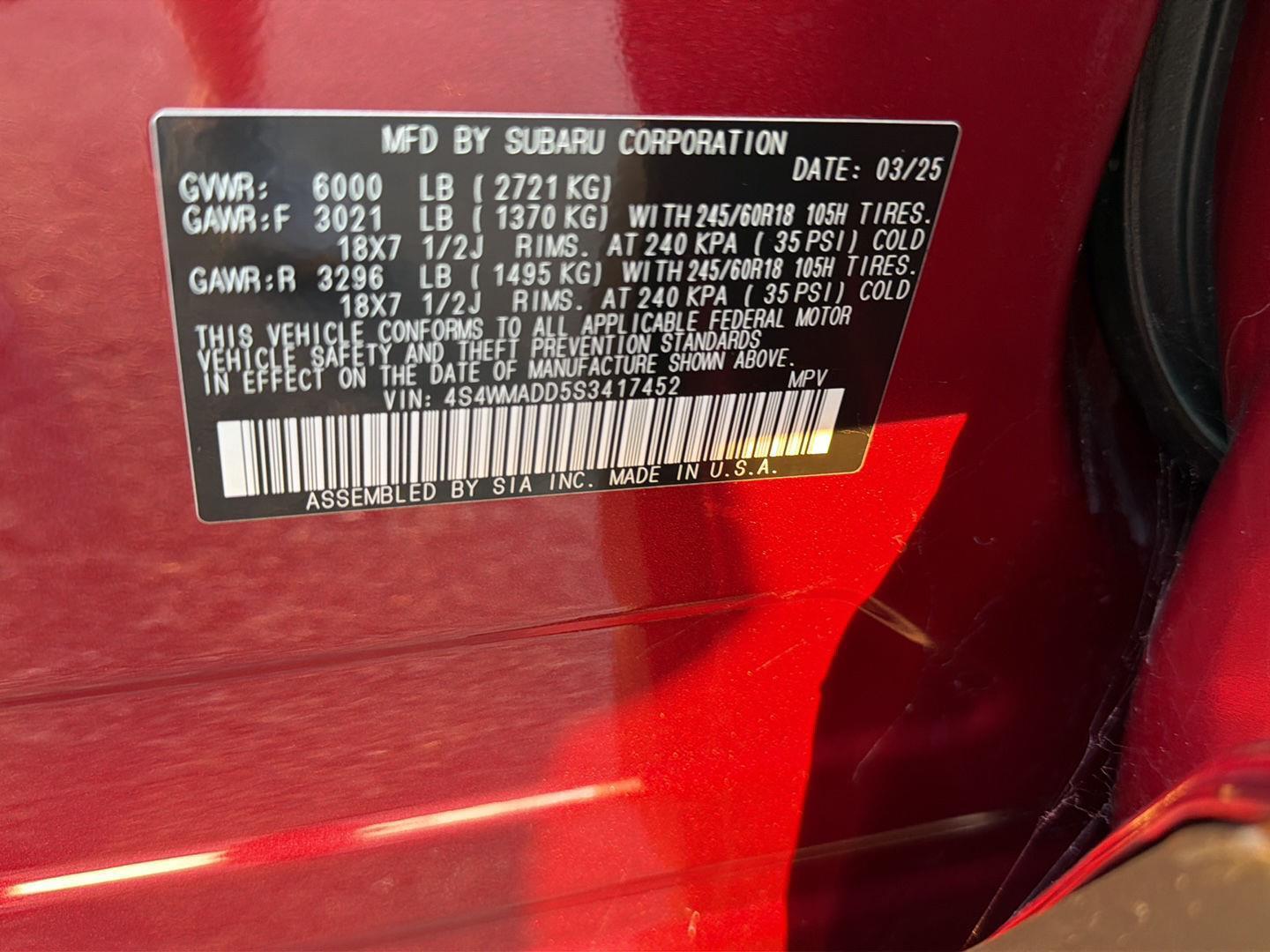 Used 2025 Subaru Ascent SUV