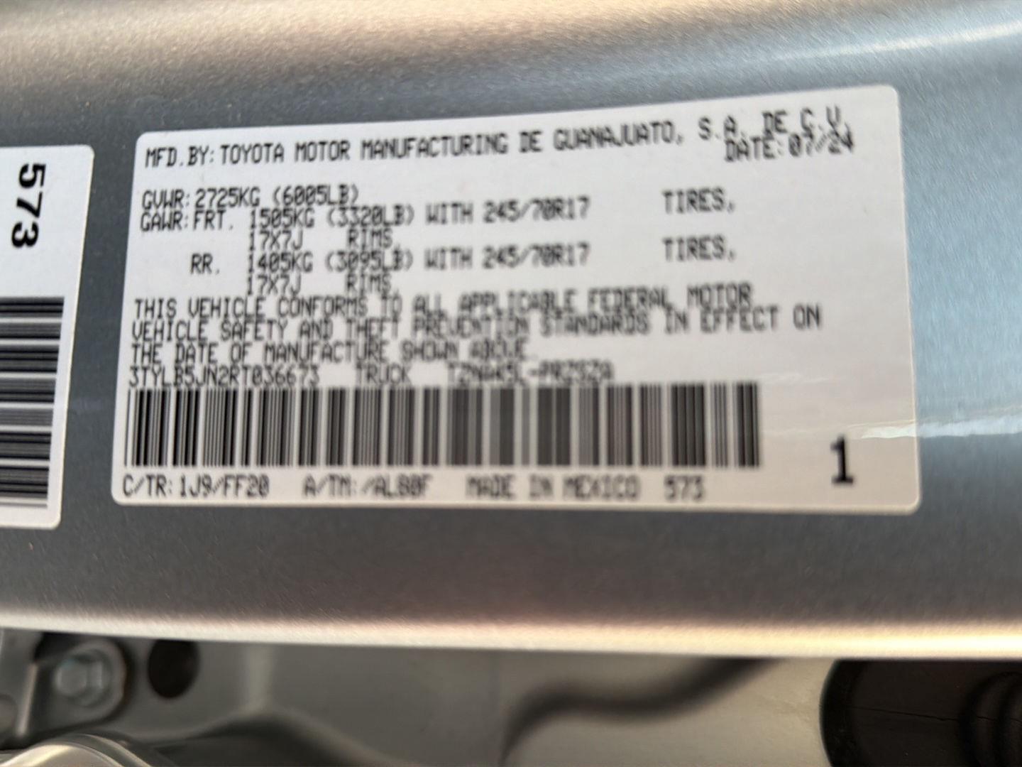 Used 2024 Toyota Tacoma Truck