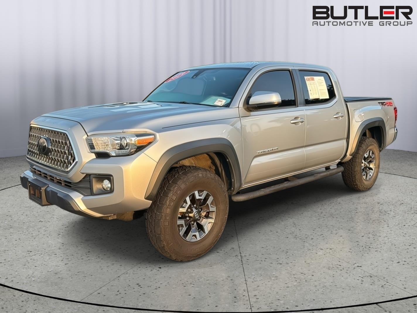 Silver Sky Metallic 2019 Toyota Tacoma Pickup Truck Four-Wheel Drive 6-Speed Automatic