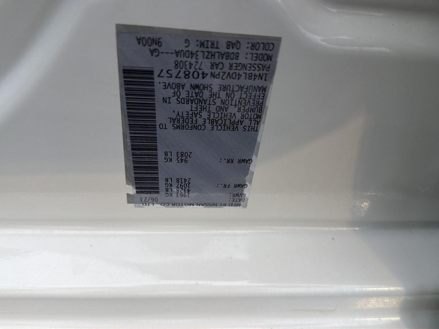 Used 2023 Nissan Altima Sedan