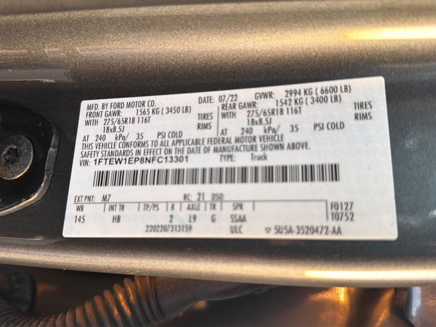 Used 2022 Ford F-150 Truck