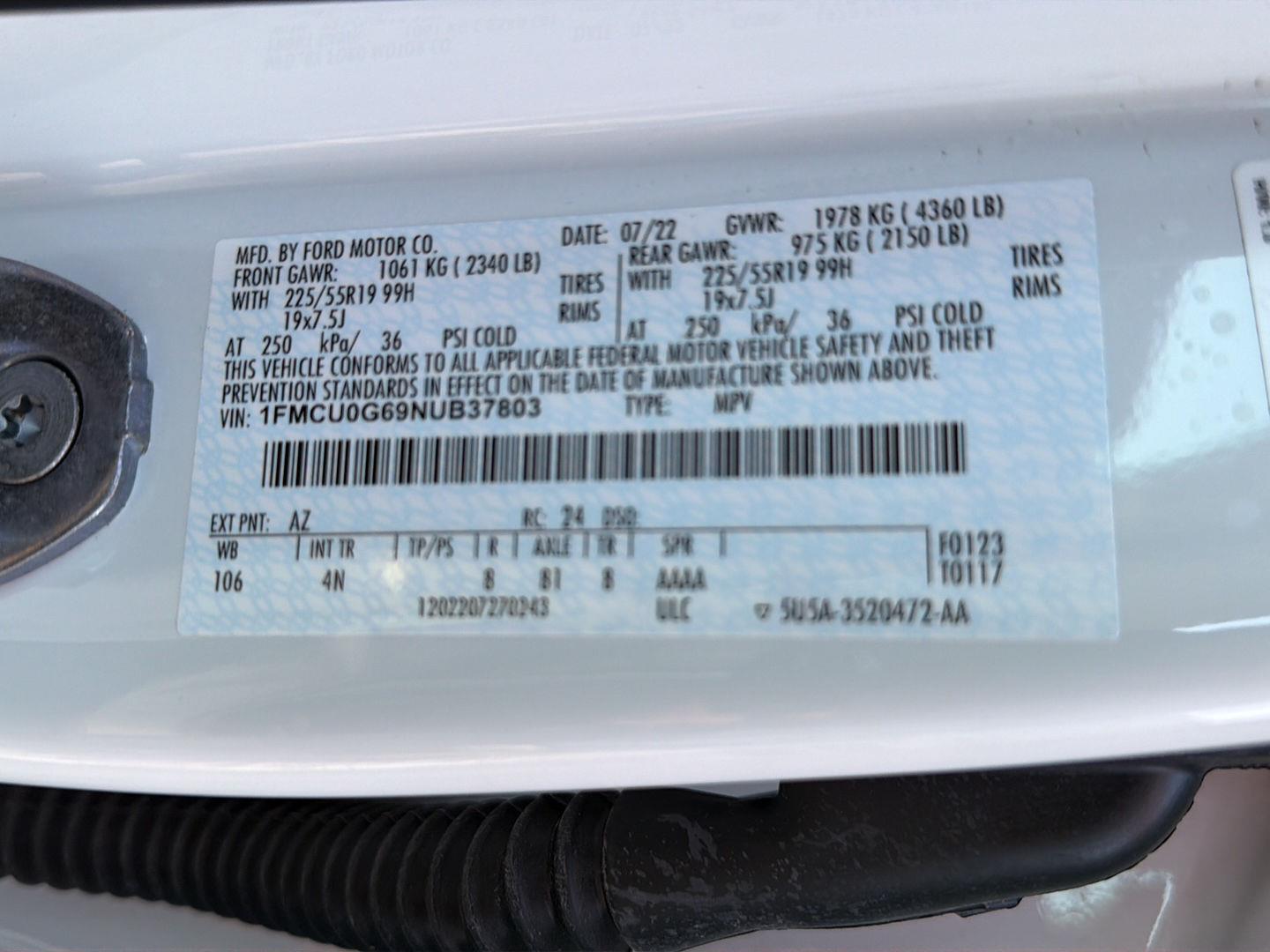 Used 2022 Ford Escape SUV
