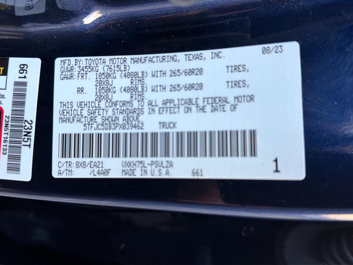 Used 2023 Toyota Tundra Truck