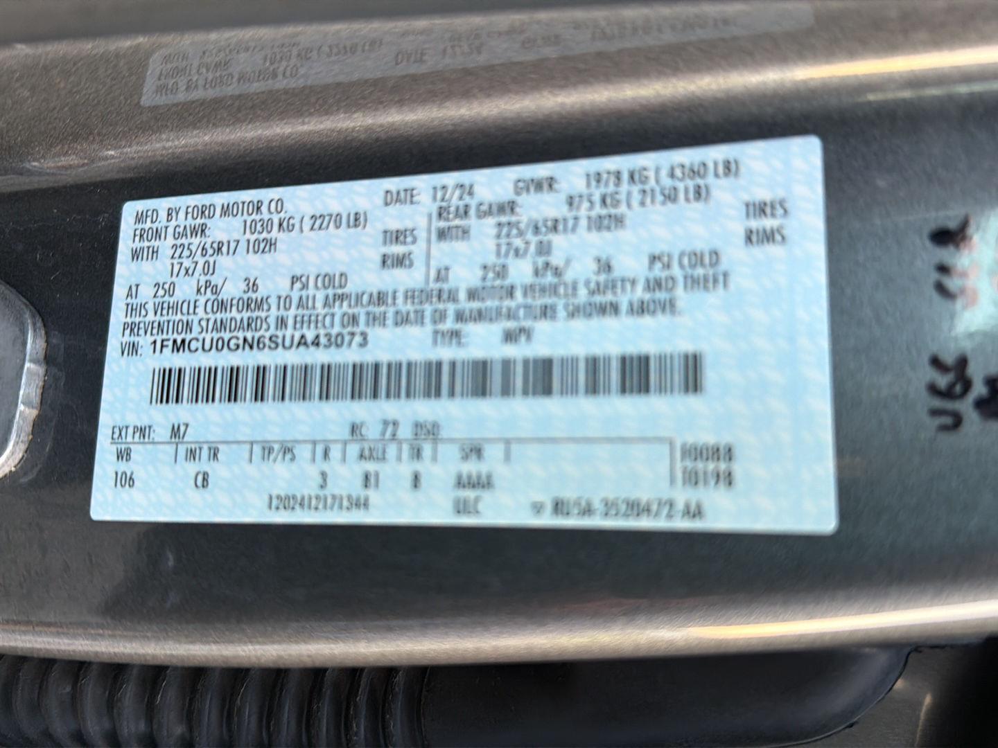 Used 2025 Ford Escape SUV
