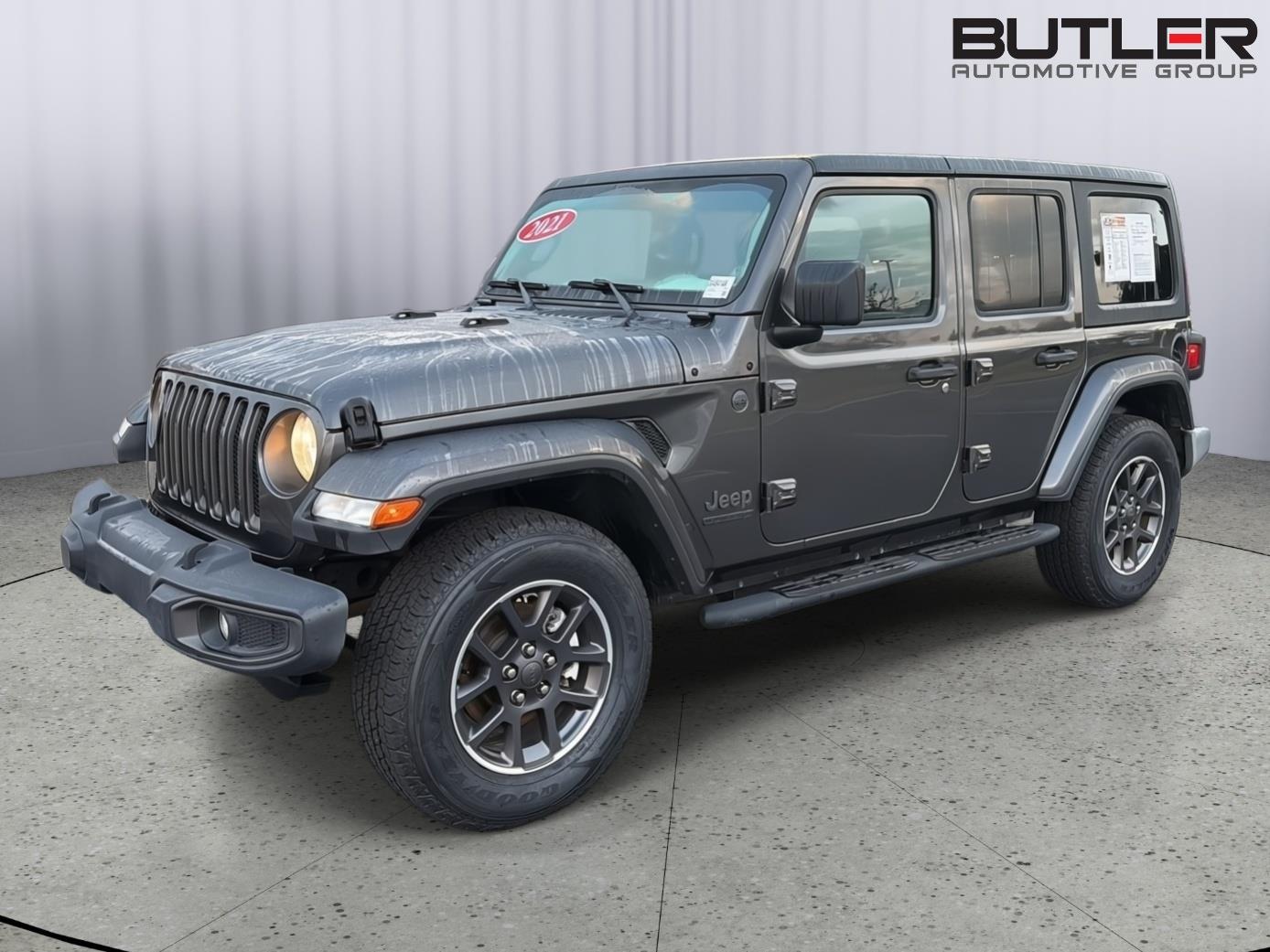 Gray (Granite Crystal Metallic Clearcoat) 2021 Jeep Wrangler SUV / Crossover Four-Wheel Drive 8-Speed Automatic
