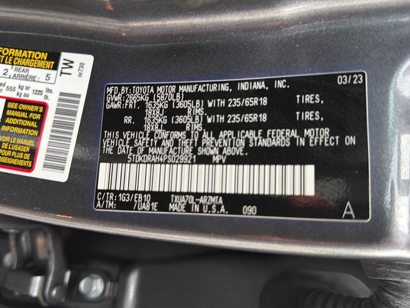 Used 2023 Toyota Highlander SUV