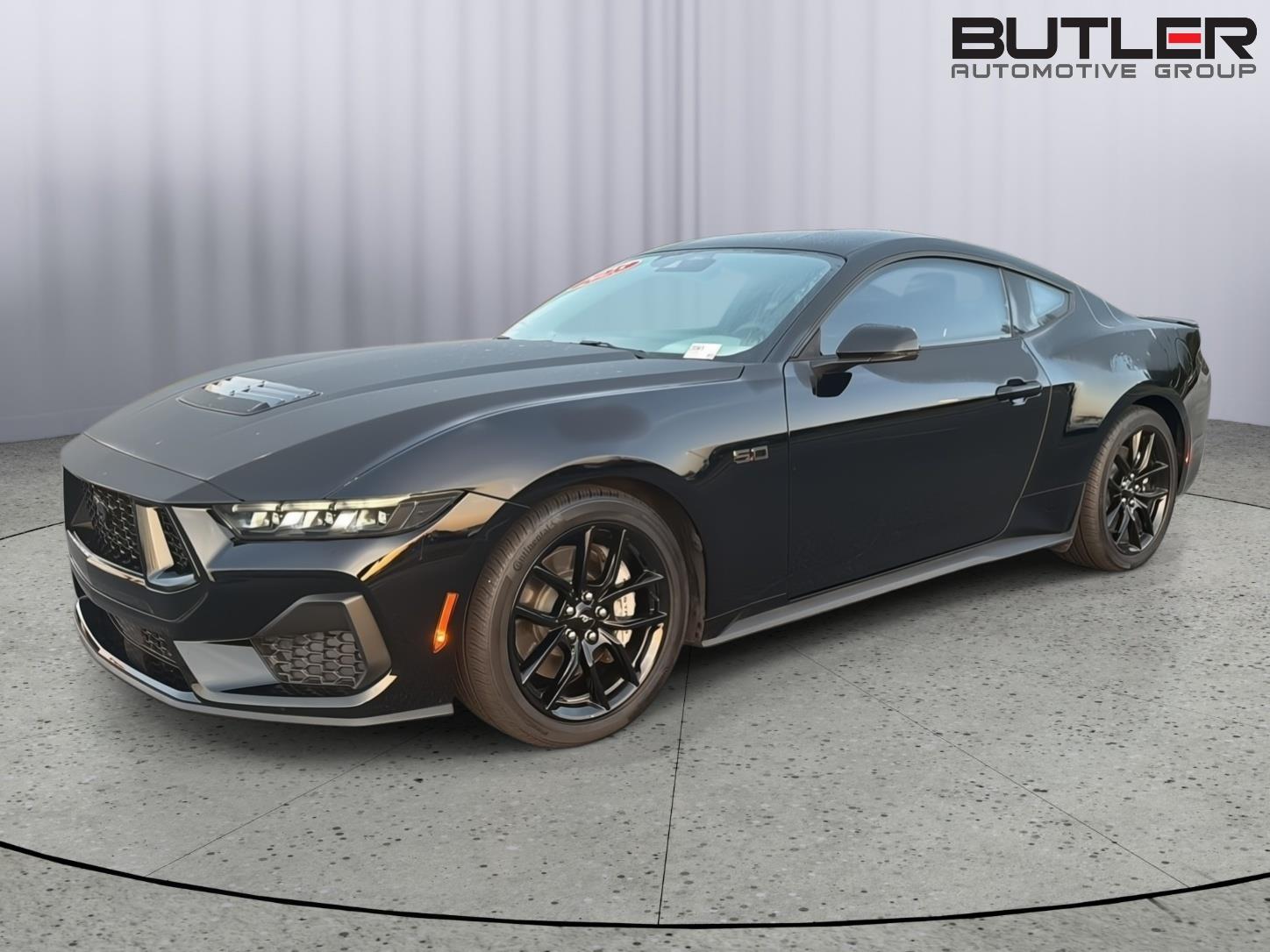 Shadow Black 2025 Ford Mustang Coupe Rear-Wheel Drive Automatic