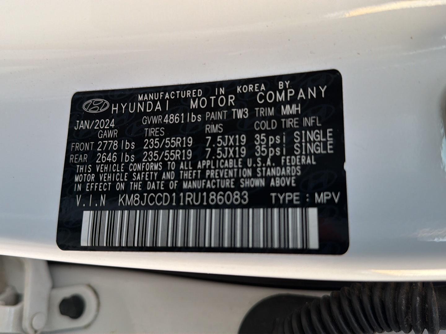 Used 2024 Hyundai Tucson Hybrid SUV